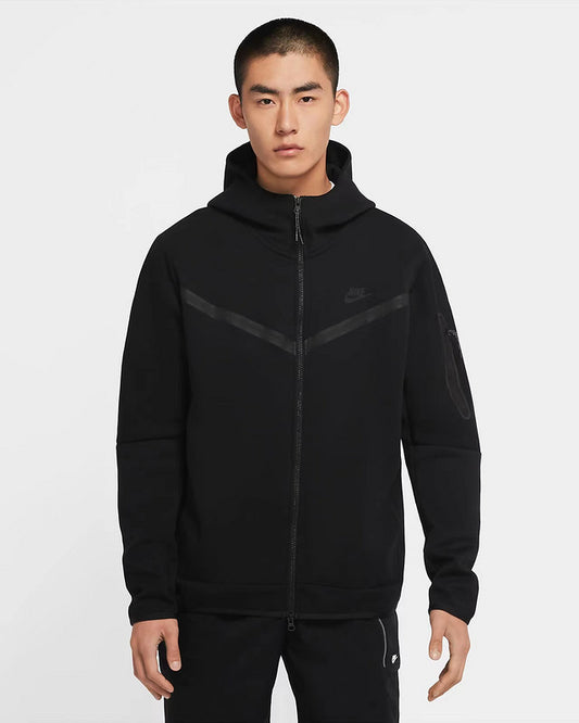 CONJUNTO NIKE TECH FLEECE WINDRUNNER: CHAQUETA Y PANTALÓN EN NEGRO