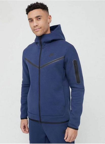 CONJUNTO NIKE TECH FLEECE WINDRUNNER: CHAQUETA Y PANTALÓN EN NEGRO